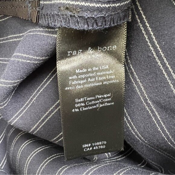 Rag & Bone Simone Pant Equestrian Stretch Slim Fit Cropped Pant - 4 - Picture 7 of 7